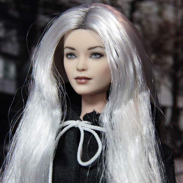 Platinum blonde doll