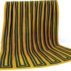 Butterscotch & Caramel Afghan Vintage Crochet Pattern 224