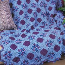 Berry Patch Afghan Vintage Crochet Pattern 227