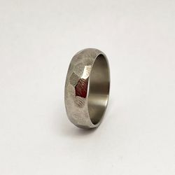 Titanium ring. Handmade.