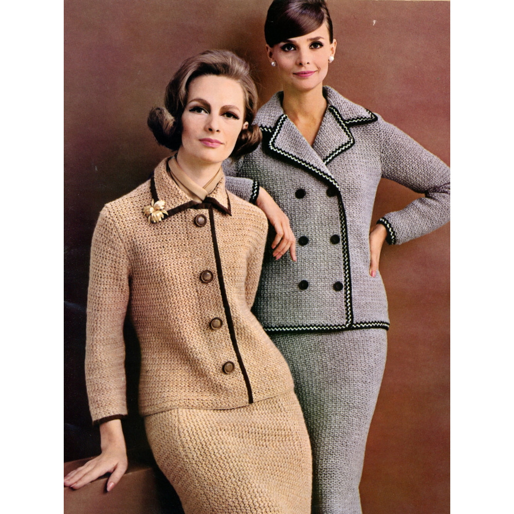 princessa suit vintage crochet pattern