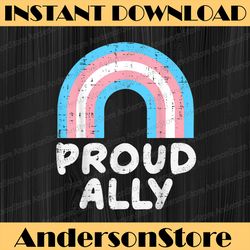 proud ally transgender transsexual trans pride lgbt month png sublimation design