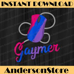 bisexual pc gaymer geek pride bi lgbt computer gamer lgbt month png sublimation design