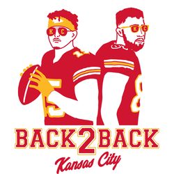 Back To Back Kansas City Chiefs Svg, NFL svg, Football Svg, Sport Svg