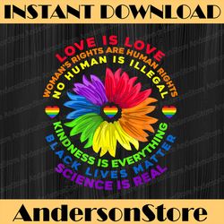 flower rainbow human black lives rights science lgbt pride lgbt month png sublimation design