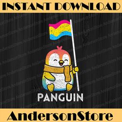 pansexual flag pan pride penguin pansexual lgbt month png sublimation design