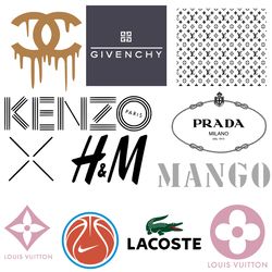 logo brand bundle svg, fashion brand svg, famous brand svg, silhouette svg file file cut digital download