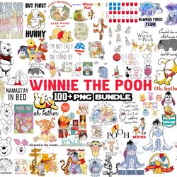 winnie the pooh png, tigger png, eeyore png, piglet svg, pooh png, winnie cricut file, winnie the pooh cut file, pooh pn