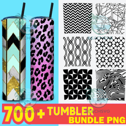 700 tumbler bundle design, sublimation tumbler, 20oz skinny tumbler bundle, file cut digital download
