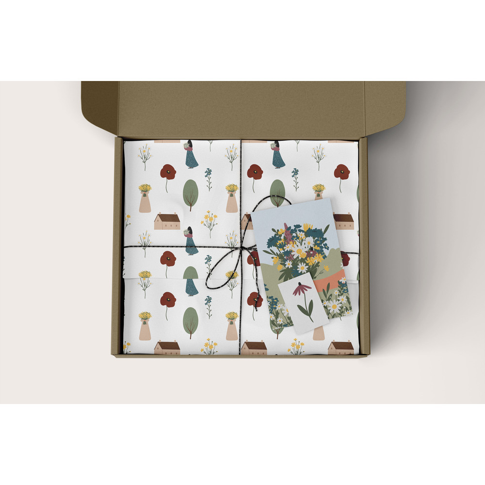 Wildflower meadow girl clipart-pattern (4).jpg