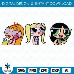 powerpuff girls svg, blossom powerpuff svg, buttercup powerpuff svg, the powerpuff girls svg, vg, png, eps, dxf