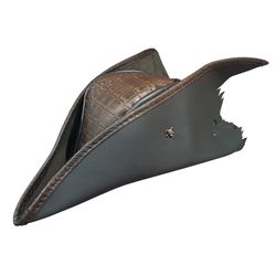 bloodbone 2 hunter leather hat brown