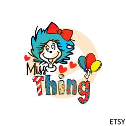 little miss thing teaching is my thing svg graphic designs files