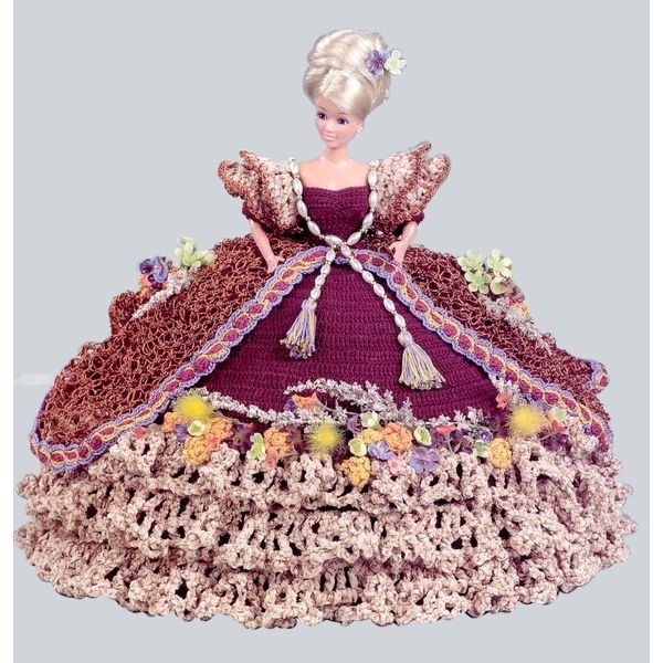 Calendula Barbie Vintage Crochet Pattern PDF Fashion Dolls - Inspire Uplift