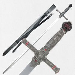 Custom hand made Monogram Sword, Hand Made Harry Potter Replica Gryffindor Sword, Best Gift Sword For Men, Son, Friend.