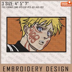 Armin Embroidery Files, Attack on Titan, Anime Inspired Embroidery Design, Machine Embroidery Design