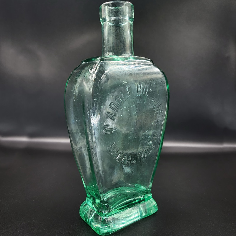 2 Antique Pharmacy bottle Dr. ADOLF HOMMEL’S HAEMATOGEN.jpg