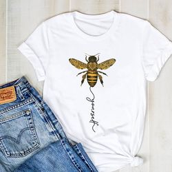 be yourself bee shirt, hippie silhouette shirt, hippie tee, hippie shirt