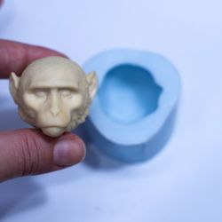 silicone mold face "monkey"