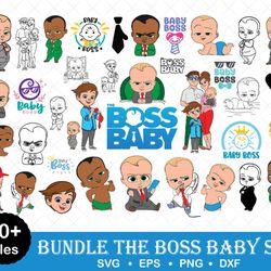 Baby Svg, Afro Baby Svg, Boss Baby Silhouette, Baby Cut Files, Baby Clip Art, Baby Vector