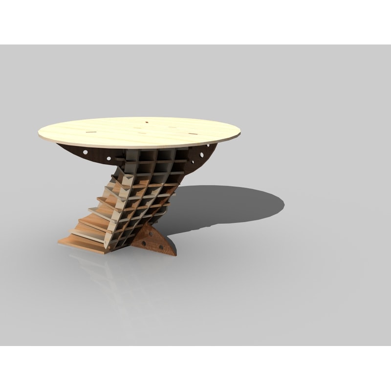 Round Cnc Router Files Digital Template Cnc Router Files Cnc Table Files for Wood L | Inspire ...