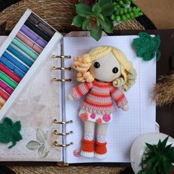 Enid crochet pattern doll amigurumi Eng PDF