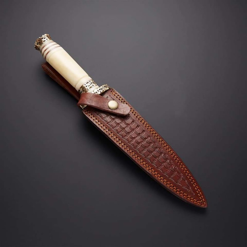 strong carbon steel blade knife