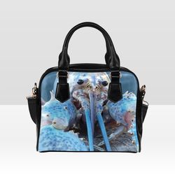 Blue Lobster Meme Shoulder Bag