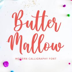 Butter Mallow Trending Fonts - Digital Font