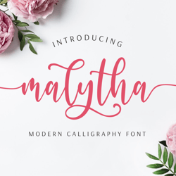 Malytha Trending Fonts - Digital Font