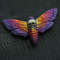 psychedelic moth-Death-head-moth-jewerly-skull-moth-pendant-death-moth-necklace-witchy-jewelry-gothic-jewelry-hawk-moth-jewelry