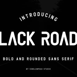 Black Roads Trending Fonts - Digital Font