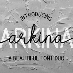 Arkina – Font Duo Trending Fonts - Digital Font