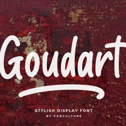 Goudart – Stylish Display Trending Fonts - Digital Font