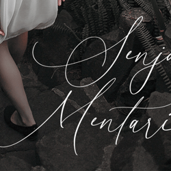 Senja Mentari – Modern Script Trending Fonts - Digital Font