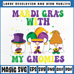 funny mardi gras with three gnomes mardi gras and my gnomies png, mardi gras carnival, digital download