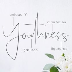 Youthness – Family Signature Trending Fonts - Digital Font