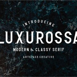 luxurossa modern & classy serif trending fonts - digital font