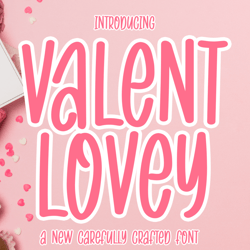 Valent Lovey Trending Fonts - Digital Font