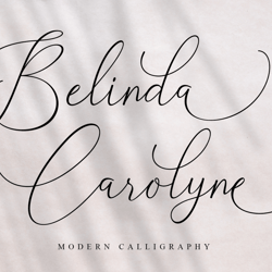 Belinda Carolyne Trending Fonts - Digital Font