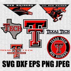 texas tech red raiders svg png jpeg dxf digital cut vector files for silhouette studio cricut design