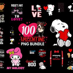 Valentine PNG Bundle , Valentines Png ,Valentine's Day png, Love Png Bundle ,XO png , 100 Shirt Designs