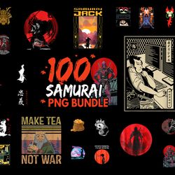 Samurai Bundle PNG , Japan , Samurai mask, Samurai Retro ,Warrior png
