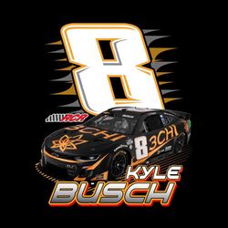 kyle busch 8 rcr nascar 2023 png sublimation designs