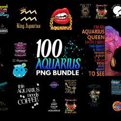 Aquarius Zodiac PNG Bundle,February Birthday png combo,Aquarius png bundle png,Aquarius queen png combo 31 bundle, Horos