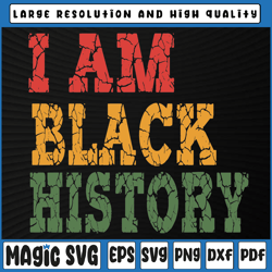 i am black history png, black history month png, african american png, valentine day, digital download