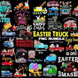 Easter Truck Png, Happy Easter Day Png, Easter Day Png, Vintage Easter Truck Bunny Eggs, Bunny Eggs Truck Png Sublimatio