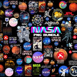 Scientist Nasa PNG Bundle, Digital Png File, I Need My Space, Nasa Kennedy,Space Center PNG Bundle