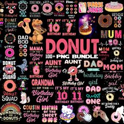Donut png Bundle, Donut png , Donut lover png ,Donut Clipart , Donut PNG