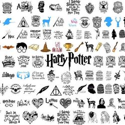 harry potter movie bundle svg, mega bundle svg / png, svg for shirts, png, instant download, svg files for cricut